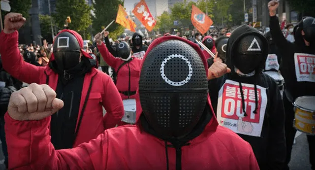 Manifestaciones en Corea del Sur tienen un nuevo símbolo de lucha