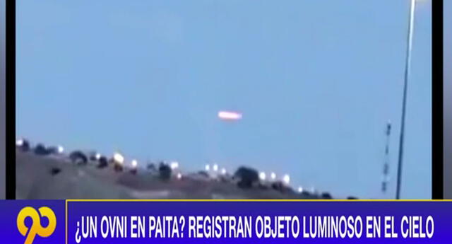 Usuario grabó presunto avistamiento Ovni en Piura y se hace viral en redes sociales | Foto: Captura de Latina