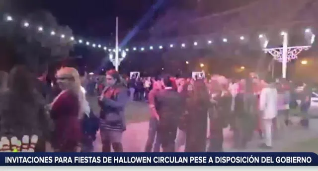 Gobierno prohíbe fiestas en Halloween pero organizadores insisten (Foto: Captura RPP)