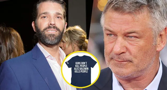 Críticas a hijo de Donald Trump por vender camisetas que se burlan de tragedia de Alec Baldwin | Foto: Today