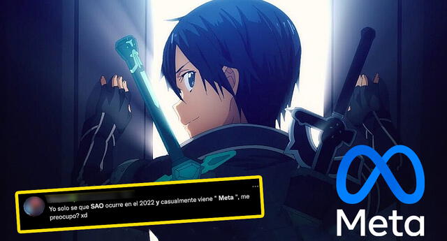 Facebook cambia a META y fans del anime temen que Sword Art Online se vuelva realidad | Foto: A1-Pictures