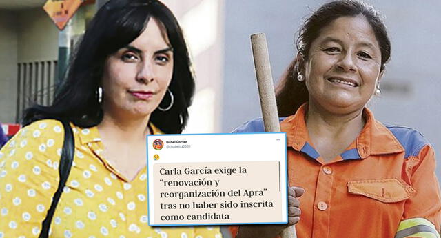 Isabel Cortez le responde a Carla García (Foto: Difusión/GLR)