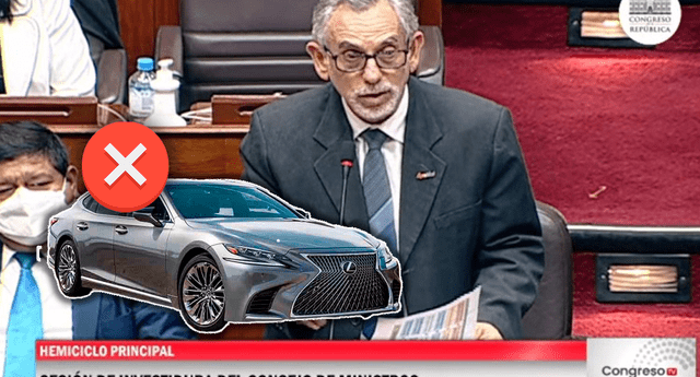 Pedro Francke: “No tengo un Lexus. Prefiero ir en un carro de menor nivel” | Foto: Congreso TV