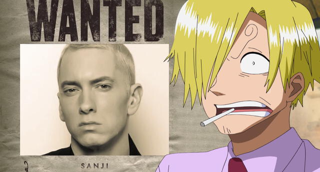 One Piece: Eminem se vuelve tendencia en redes por comparación con el actor de Sanji | Foto: Netflix/Toei Animation