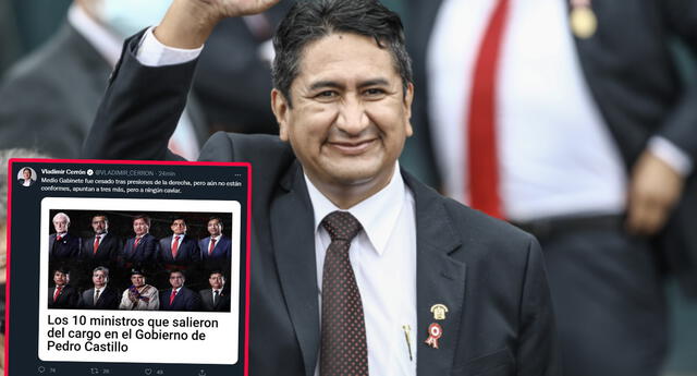 El líder de Perú Libre volvió a criticar las destituciones en la PCM | Foto: La República