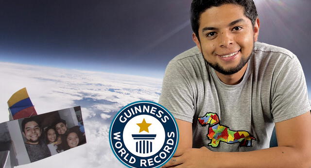 Youtuber que llegó al espacio con una caja de helados y un globo fue premiado con un Récord Guinness | Foto: Faber Burgos