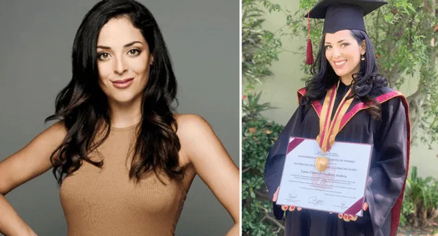 Andrea Luna se graduó de su segunda carrera y así la felicitan famosos peruanos