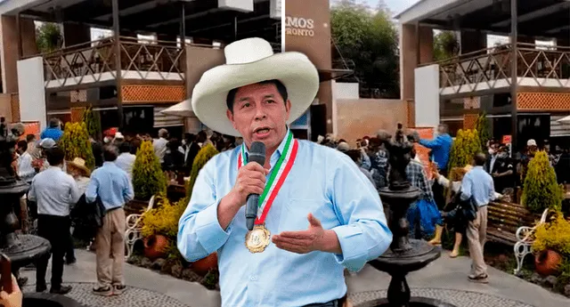 “¡Vacancia!”: ciudadanos rechazaron presencia del presidente Castillo en restaurante de Arequipa | Foto: captura Twitter / Presidencia