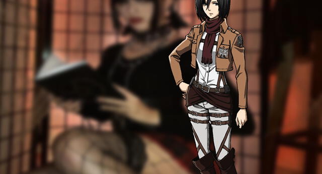 ¿Alguna vez pensaste ver a Mikasa con un look gótico?, bueno llegó el día | Foto: Composición / La República