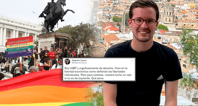 “Soy LGBT y de derecha”: Alejandro Cavero responde por reunirse con VOX y defender derechos LGTBIQ+ | Foto: Facebook/La República