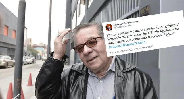 Guillermo Bermejo se burla de la Marcha por la Vacancia: Si se roban entre uds como será si vuelven al poder