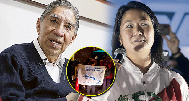 Avelino Guillén dice que Keiko Fujimori debe dar explicaciones por La Resistencia(Composición Aweita/La República)