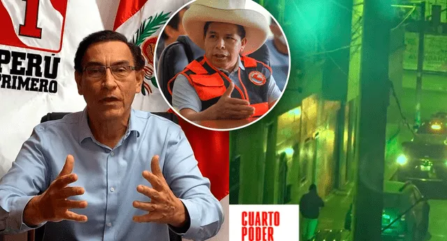 Vizcarra sobre Pedro Castillo: “Debe brindar explicaciones al país y transparentar sus reuniones fuera de Palacio” | Foto: Facebook / Presidencia / captura América TV