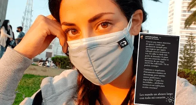 "¿Prefieren vernos en un cajón para creernos?": Andrea Luna a aquellos que dudan de su testimonio | Foto: Instagram/Andrea Luna