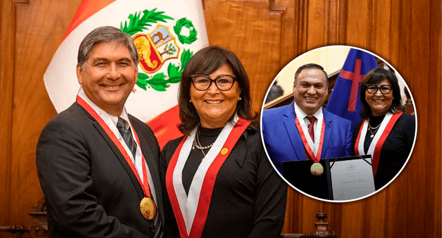 Congresista Jáuregui se otorga reconocimiento a sí misma y a su esposo por su labor “en defensa de la vida y la familia” | Foto: Twitter/Milagros Jáuregui