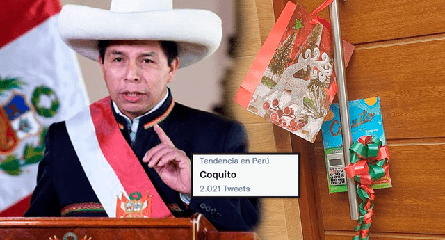 Libro Coquito es tendencia tras singular regalo por Navidad dejado en puerta de casa de Breña | Foto: Presidencia / Twitter