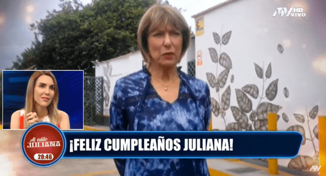 Juliana Oxenford se emociona con mensaje de su madre por su cumpleaños: “Admiro tu valentía” | Foto: captura ATV