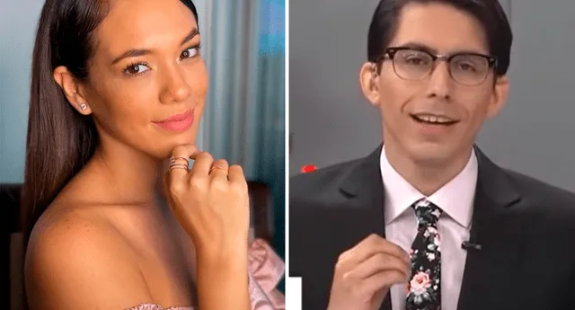 Jazmín Pinedo envía saludos a Sebastián Salazar y dice que es “bien guapo” | Foto: Instagram/Jazmín Pinedo/captura América TV