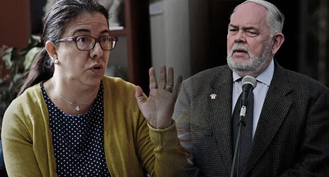 Gisela Ortiz denunciaría a Jorge Montoya por difamación por relacionarla con Sendero Luminoso.