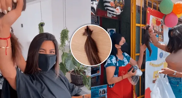 Ivana Yturbe dona su cabello para limpiar el derrame de petróleo en el mar peruano | Foto: Instagram/Ivana Yturbe
