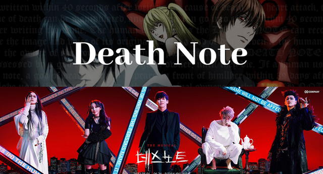 Salen a la luz los pósters para la versión coreana de Death Note/ Foto: Naver - OD Company