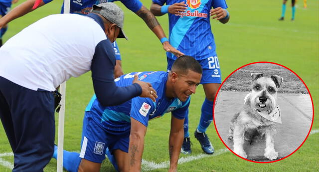Futbolista rinde homenaje a su mascota fallecida / Foto: Pedro Monteverde - DeChalaca