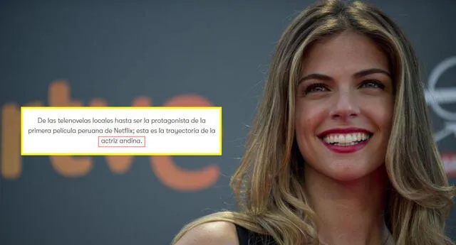 Usuarios critican artículo de VOGUE donde señala que Stephanie Cayo es una 'actriz andina' / Composición LR