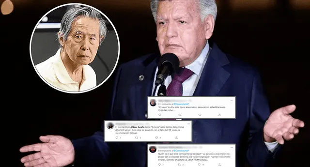 Acuña es criticado tras llamar “errores” a los crímenes de lesa humanidad cometidos por Fujimori | Foto: composición Aweita