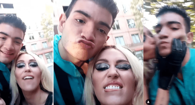 Miley Cirus besó a un fanático previo al Lollapalooza en Argentina y video se hace viral / Foto: Capturas Instagram juanfgraziani_o