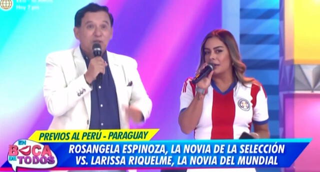 La modelo paraguaya afirmó que Perú saldrá triunfante ante el partido con Paraguay.