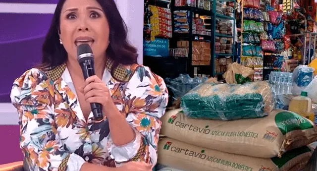 Tula Rodríguez se pronuncia una vez más sobre el alza de precios. Foto: captura América TV/Infobae