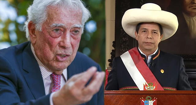 Mario Vargas Llosa arremete contra el presidente Pedro Castillo y lo califica de